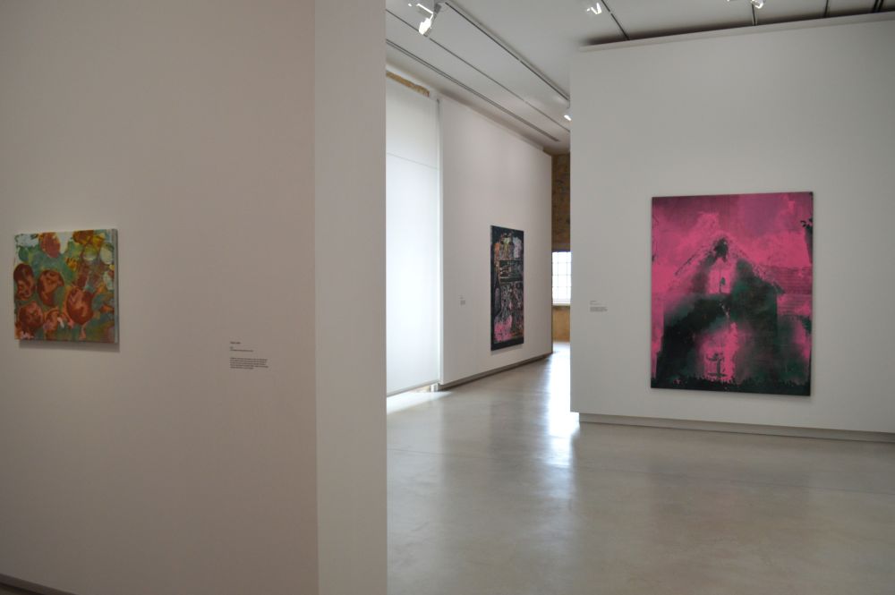 vue de l'exposition Canicules de Baptiste Caccia au château d'Aubenas en février 2026