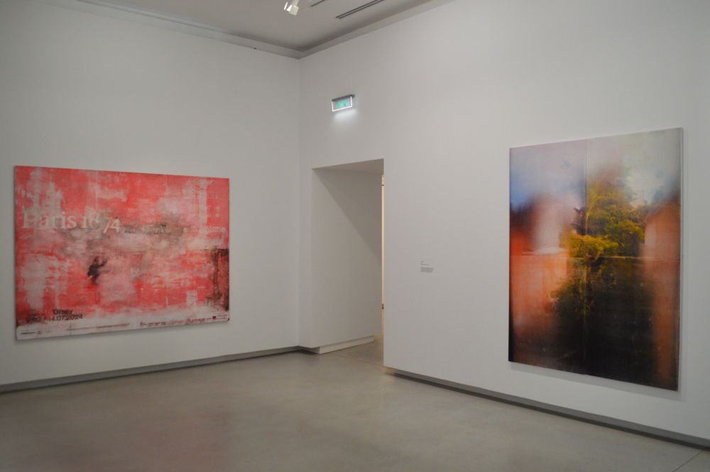 vue de l'exposition Canicules de Baptiste Caccia au château d'Aubenas en février 2026