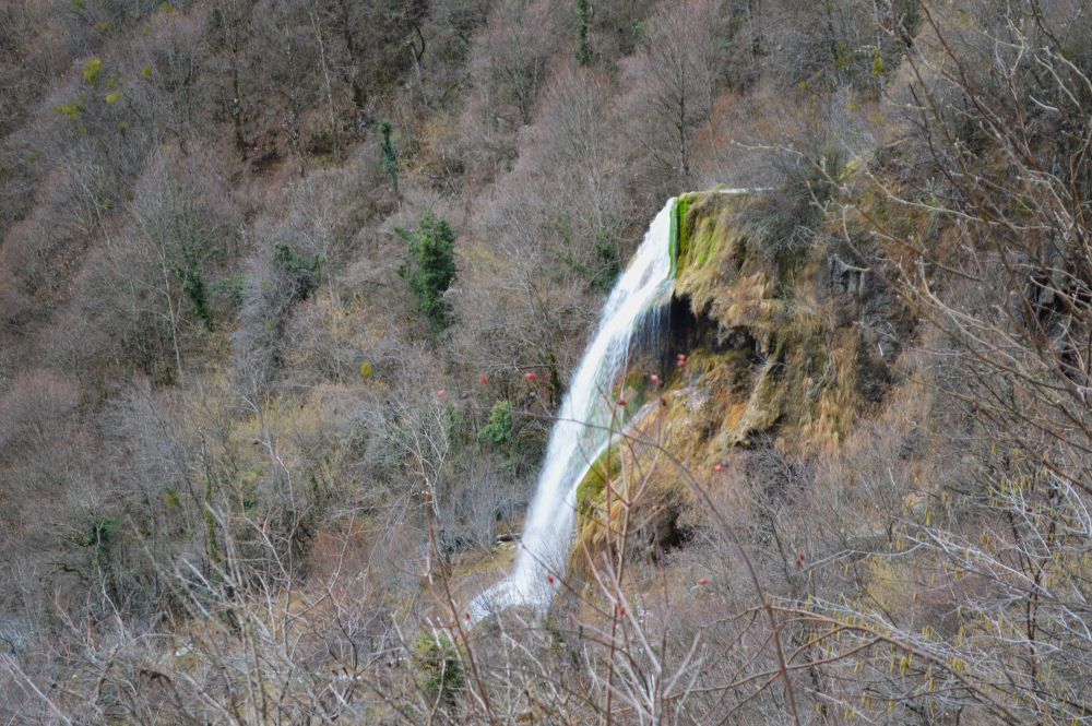 la grande cascade de Gournier vue depuis le belvédère