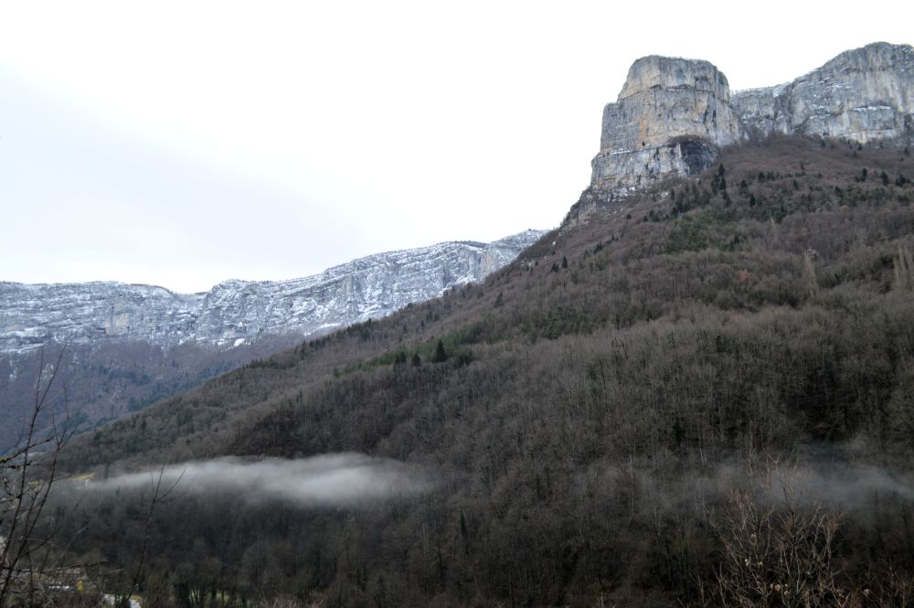 vue sur la vallée de la Bourne à Choranche