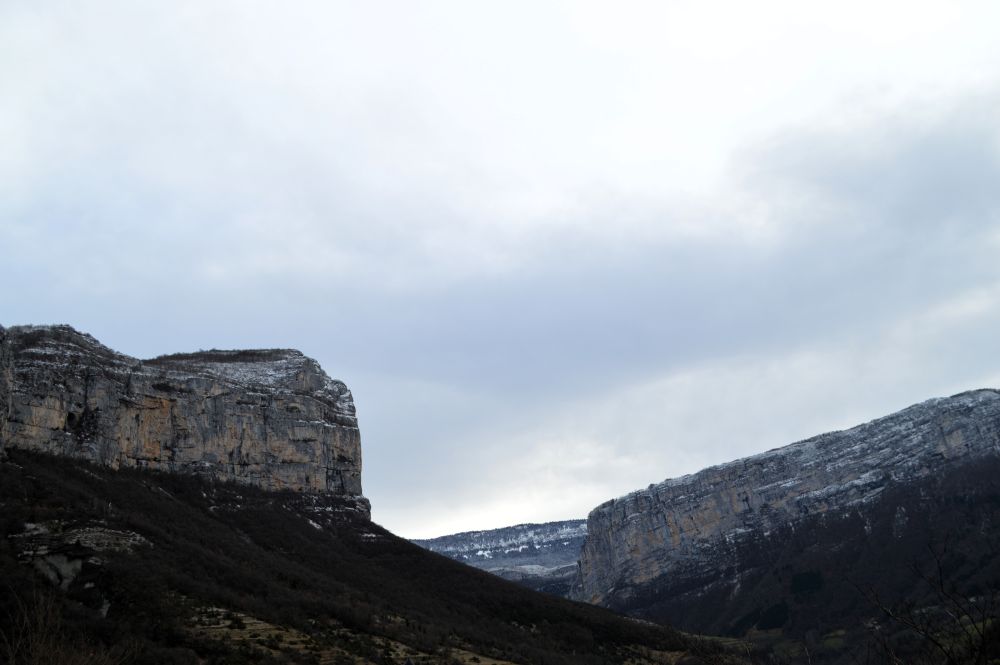 vue sur la vallée de la Bourne à Choranche