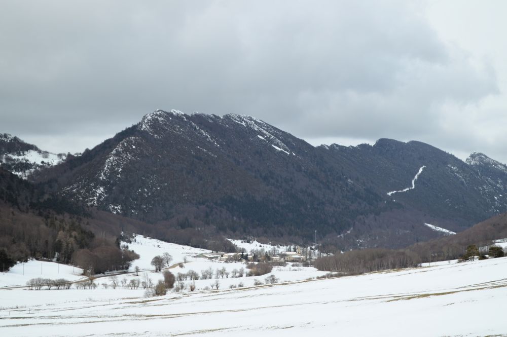 paysage enneigé du Vercors