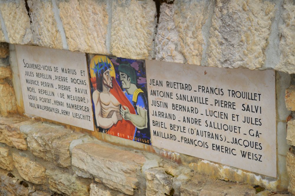 une station du chemin de croix de Valchevrière