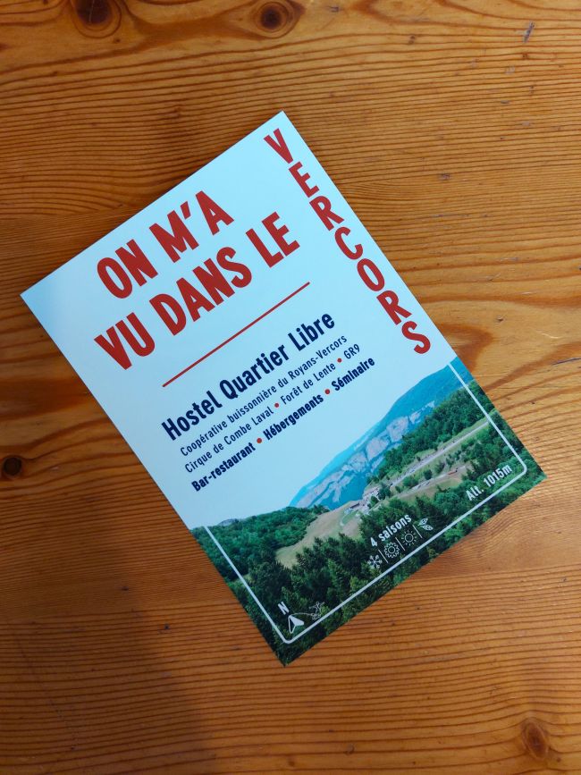 flyer de l'hostel Quartier Libre