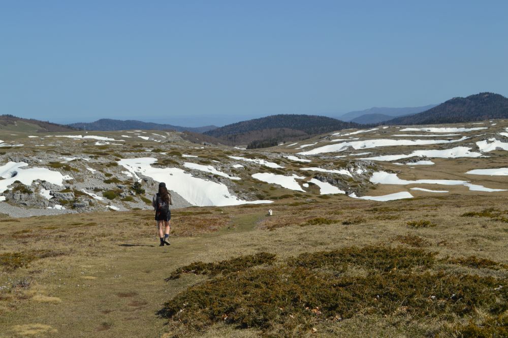 L'alpage de Font d'Urle, entre hiver et printemps