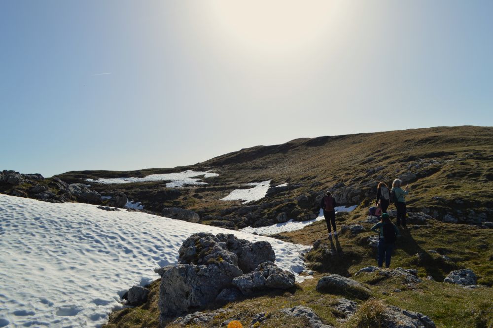 L'alpage de Font d'Urle, entre hiver et printemps
