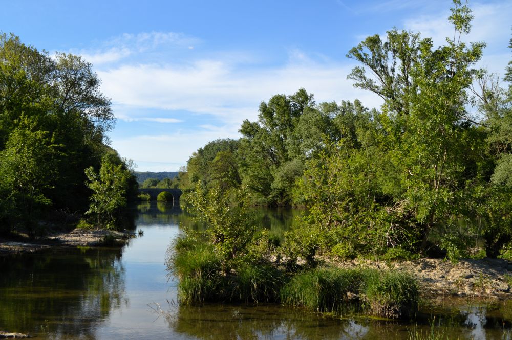 Pont sur la Cèze à La Roque sur Cèze