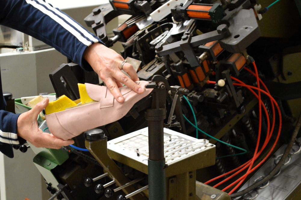 fabrication d'une chaussure
