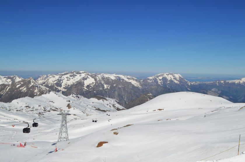 panorama de montagne enneigées