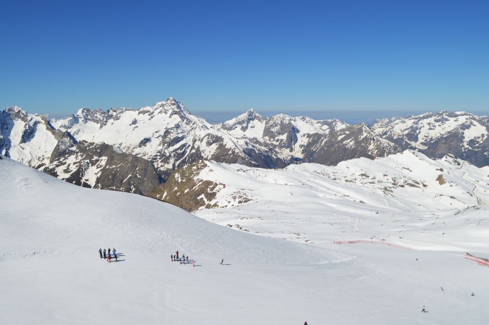 panorama de montagne enneigées