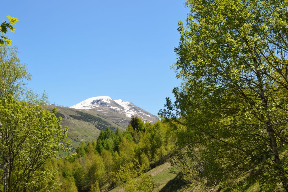en montant vers la bergerie Kanata aux 2 Alpes