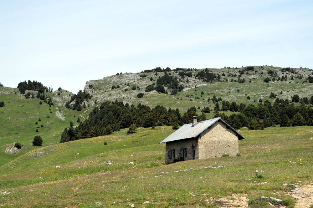 la cabane de l'Essaure dans le Vercors