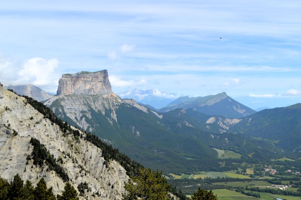 vue sur le Mont Aiguile