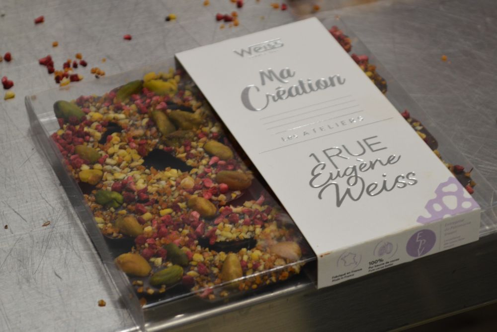 Tablette de chocolat gourmande