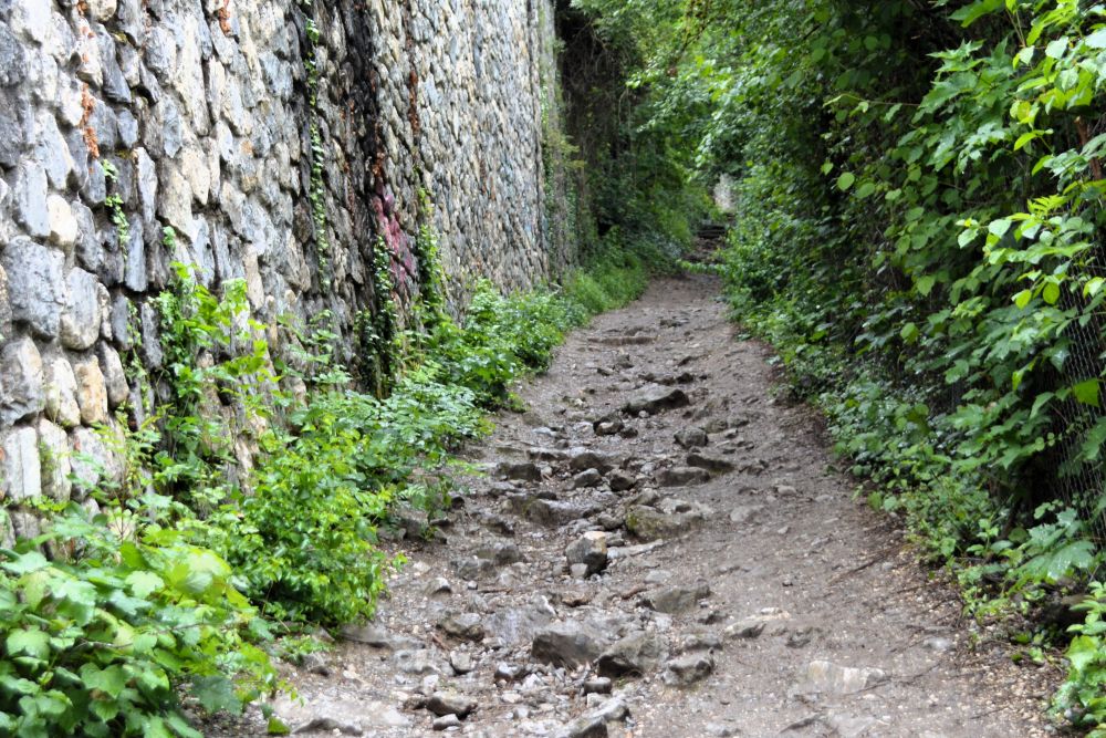 chemin sur la Bastille de Grenoble