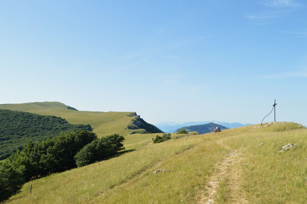 sentier de crête dans le Vercors