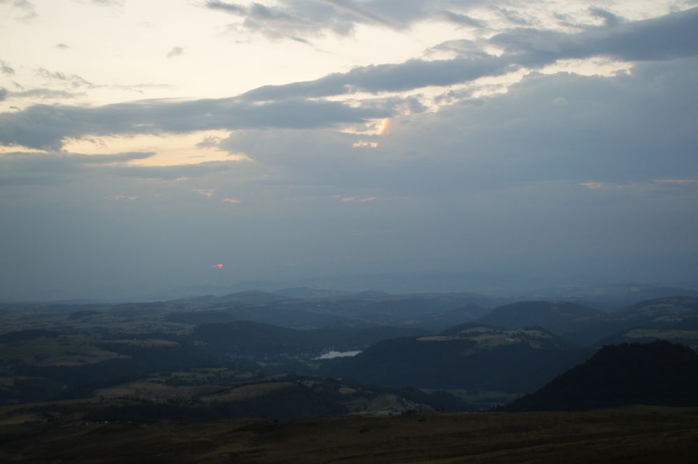 lever de soleil dans le massif du Sancy