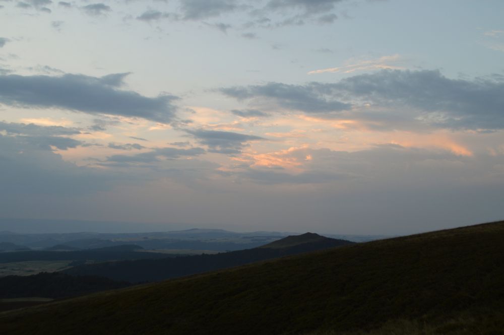 lever de soleil dans le massif du Sancy