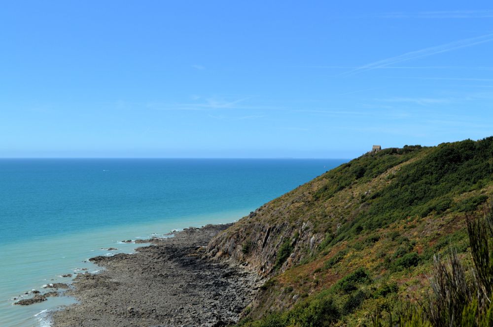 bord de mer à Carolles