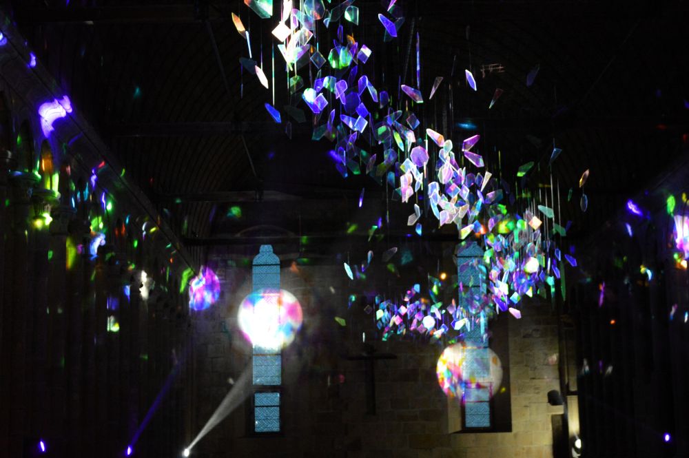 Colorama dans le réfectoire du Mont Saint Michel