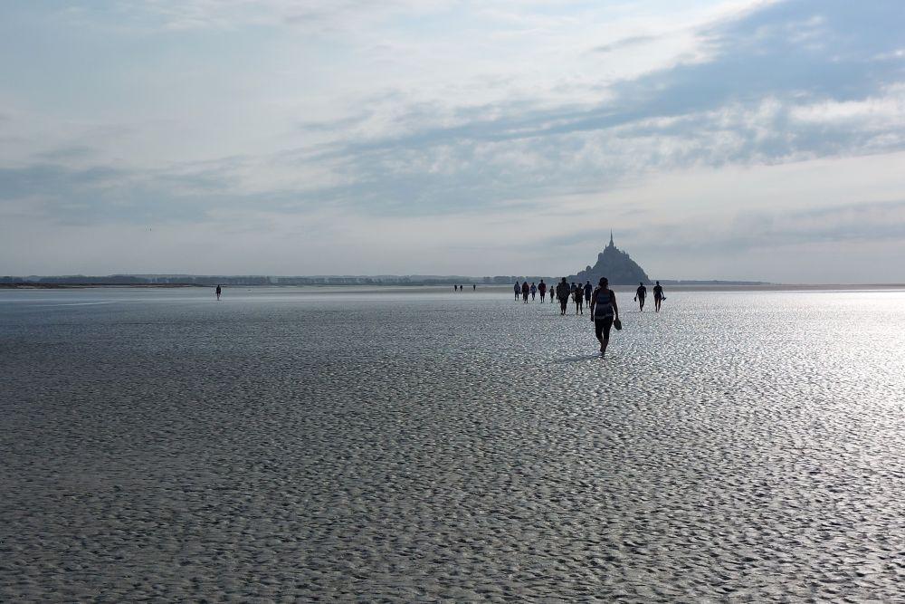 traversée de la baie du Mont Saint Michel
