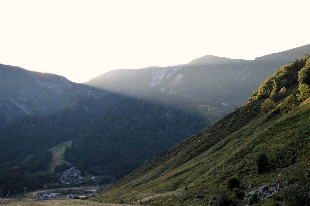 val de Courre dans le massif du Sancy