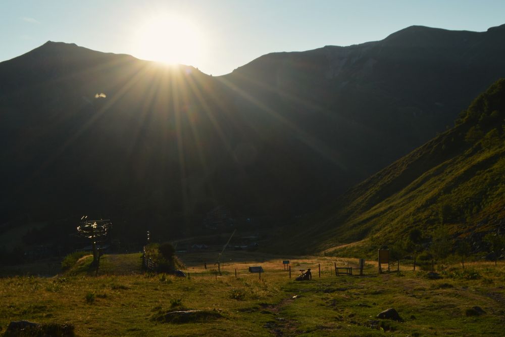 val de Courre dans le massif du Sancy