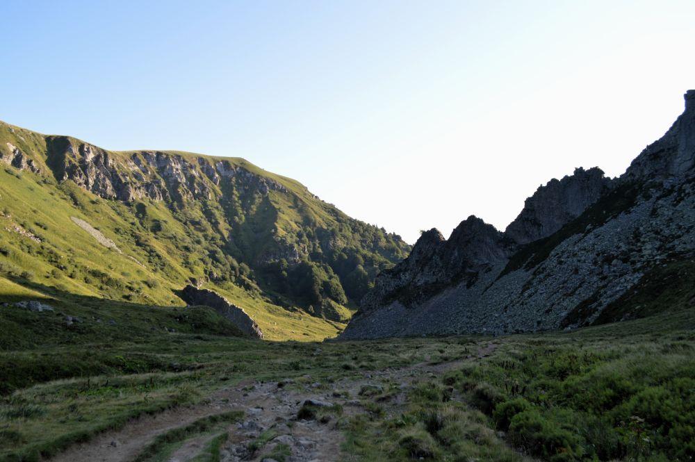 val de Courre dans le massif du Sancy
