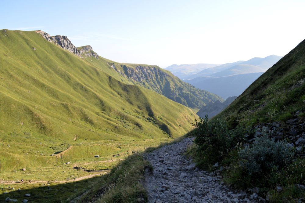 val de Courre dans le massif du Sancy