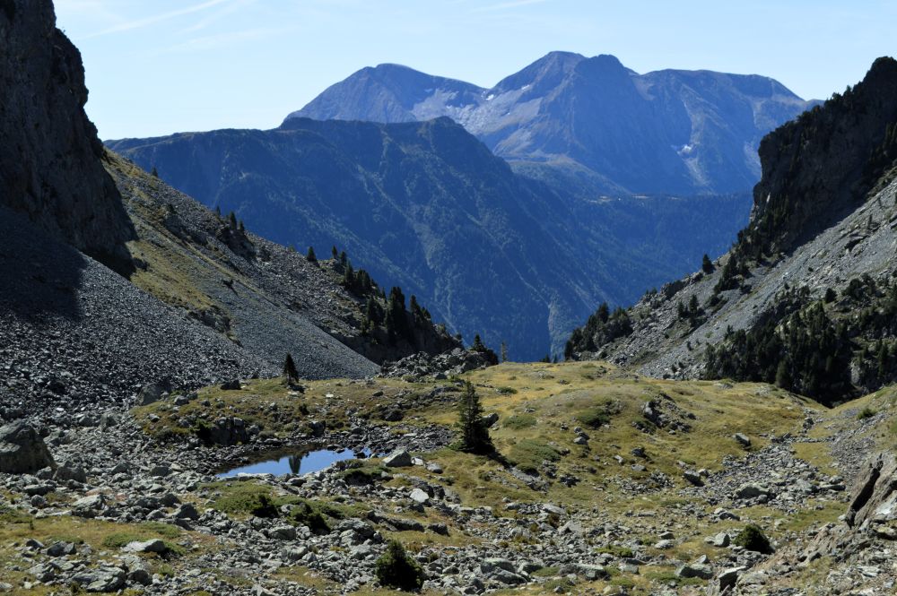 petit lac en montagne