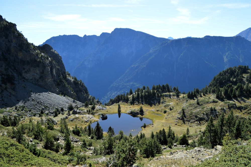 petit lac en montagne