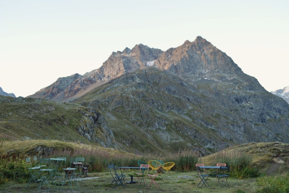 début de journée sur le pic de Chamoissière