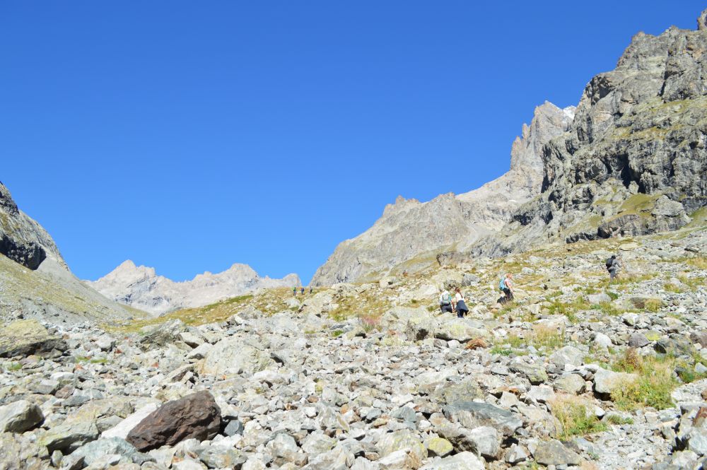 paysage minéral dans les Alpes