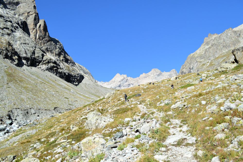 paysage minéral dans les Alpes