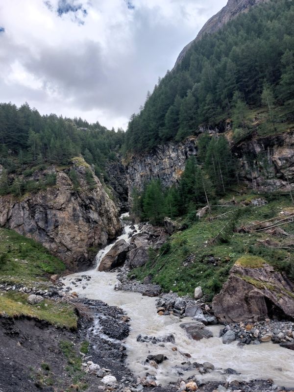 la Romanche au niveau du pied du col à Villar Arêne