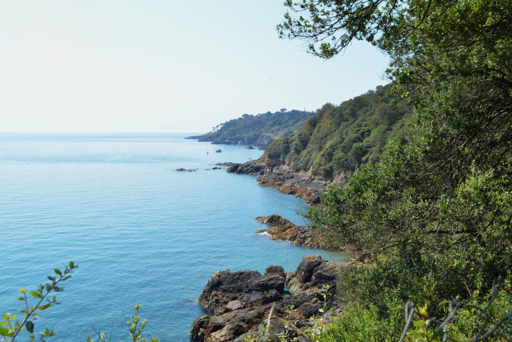 vue sur la mer à Guernesey